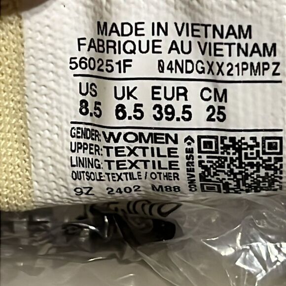 🔥🔥 Converse CT All-Star Lift OX Women's White/Black Trainers Sz 8.5 - PERFECT - Picture 10 of 10